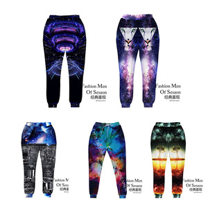 3D pantalones casuales pantalones deportivos pantalones largos 3D impreso correr pantalones para los hombres - Product Image 1