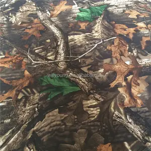 Hutan Kamuflase Gurun Pasir Camo Kayu Putih Salju Kamuflase Kain Neoprena Dilaminasi dengan T-cloth Pola Tekstur