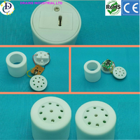 Módulo de Sonido Activado por Vibración con Chip IC Estándar DC711, Carcasa de Plástico Blanca/Negra