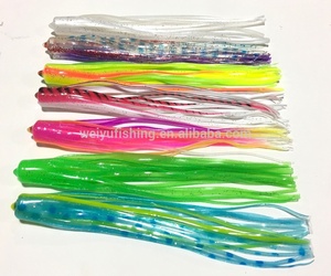 Octopus gonne morbido esche da pesca in plastica UV additivo calamari esche attrezzi da pesca all'ingrosso lure di pesca a traina gonne - Product Image 1