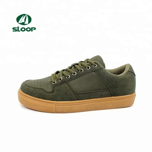 A buon mercato gli uomini casuali della pelle scamosciata scarpe di colore verde - Product Image 1