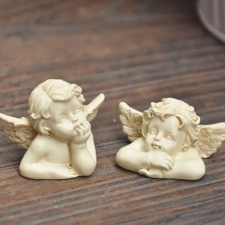 Cute Resin Sleeping Angel Baby Cherub Figurines