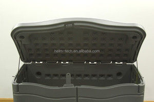 Cobertizo de almacenamiento de herramientas de plástico para jardín, Material HDPE duradero para exteriores - Product Image 5