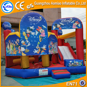 High quality funny <span class=keywords><strong>minnie</strong></span> Mouse Castle inflatable jumping castles with price - Product Image 3