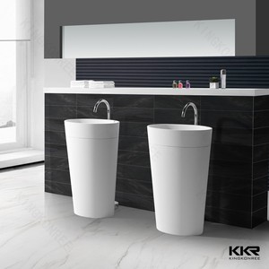 <span class=keywords><strong>Salle</strong></span> <span class=keywords><strong>de</strong></span> bains lavabo sur colonne / étage permanent bassin - Product Image 4