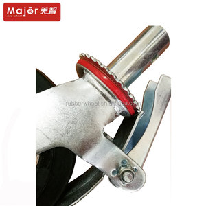Rolador de borracha para carro, 6 polegadas, <span class=keywords><strong>150mm</strong></span>, caminhão manual, resistente, fundido - Product Image 6