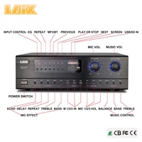 Laix AV-108 güç ses yüksek Amplificador OEM ODM ev Amp profesyonel Karaoke amplifikatörü