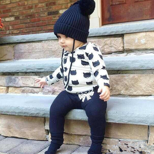 Divers Styles Unique Forme Drôle Bébé Nouveau-Né Hiver Pom Pom Bonnet En Tricot - Product Image 2