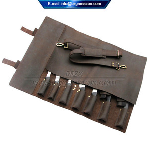 שפים סכין רול תיק עור סכין מקרה OEM יצרן - Product Image 6