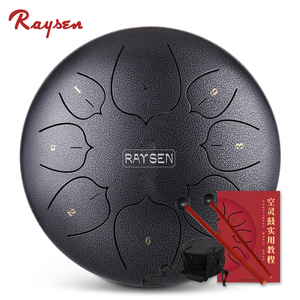 Tambour à langue en acier de 10 pouces, 8 notes, échelle pentatonique, tambour <span class=keywords><strong>handpan</strong></span> pour adultes et enfants - Product Image 1