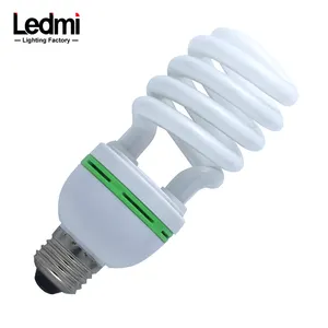 5W 9mm mitad espiral bombilla de ahorro de energía por tubo fluorescente