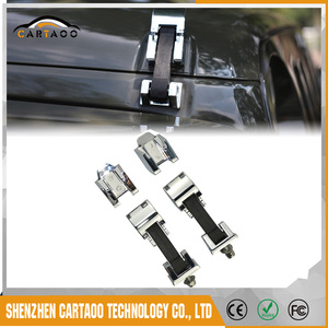 Capucha Pasadores Aleación Cerradura de tapa para 2007-2017 Jeep Wrangler JK Sahara Rubicon Capucha latch - Product Image 1