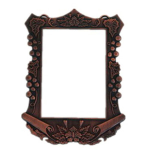 Hot Selling Gold square Plastic Wire <strong>Wreath</strong> Photo <strong>Frame</strong> - Product Image 4
