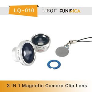 <span class=keywords><strong>Auto</strong></span> - minuterie 3 en 1 magnétique téléphone Mobile Camera Lens avec large fishey objectifs macro - Product Image 5