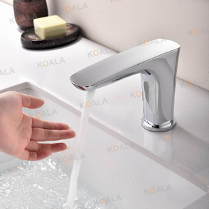 Haut de gamme Comptoir Pont Monté Sans Poignée <span class=keywords><strong>Pas</strong></span> Toucher L'eau Du Robinet Main Libre Automatique Induction Robinet - Product Image 2
