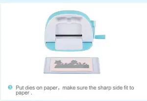 A6 3 "Mini gaufrage papier Machine de découpe pour DIY CRAFT SCRAPBOOKING