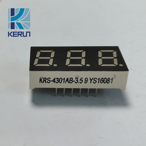 Krs 4301ab đồ họa trong nhà 0.4inch 7 đoạn dẫn hiển thị 3 chữ số với màu xanh - Product Image 5