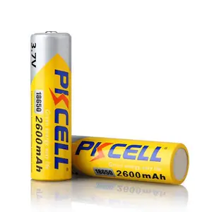 คุณภาพสูงทรงกระบอกชาร์จ Li-ion 3.7 V 2600 mAh 18650 แบตเตอรี่