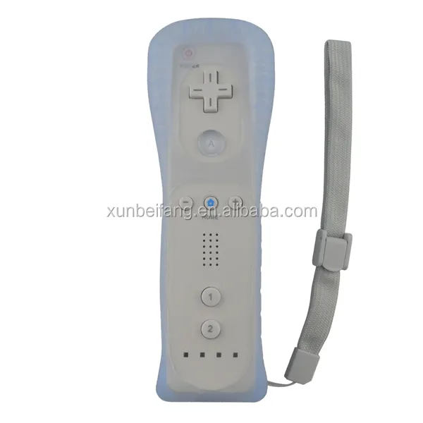 Remote Game Joypad Voor Wii Met Siliconen Case En Hand Strip