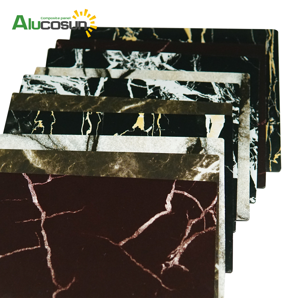 ACP Sheets with Natural Stone Texture for Exterior Cladding