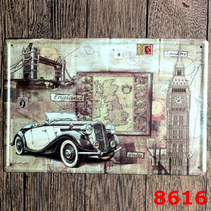 Coches <span class=keywords><strong>de</strong></span> Metal <span class=keywords><strong>de</strong></span> la vendimia Signos Cartel <span class=keywords><strong>de</strong></span> chapa Garaje Decorativos Placa <span class=keywords><strong>de</strong></span> Metal Placa <span class=keywords><strong>De</strong></span> La Pared - Product Image 5