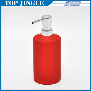 เครื่องจ่ายสบู่เหลวด้วยมือพลาสติกสีขาวแฟนซี - Product Image 4