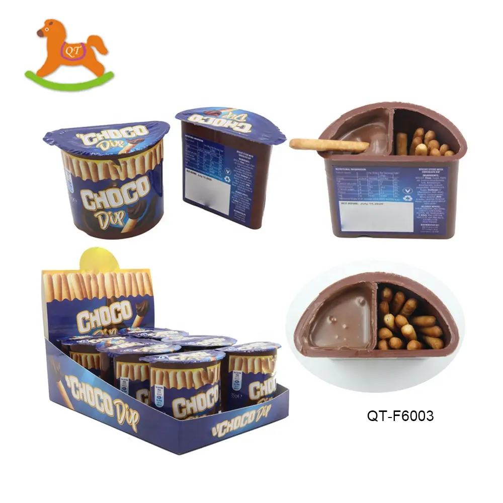 गर्म बेचने स्वादिष्ट मिठाई चॉकलेट बिस्कुट छड़ी करने के लिए यूरोपीय और अमेरिका के बाजार के साथ जाम Hala कैंडी थोक