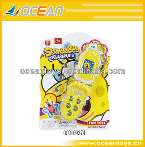 new hot vente bébé jouets musicaux avec lampe de poche et de la musique à bas prix téléphone mobile jouet téléphone oc0109374 jo - Product Image 1