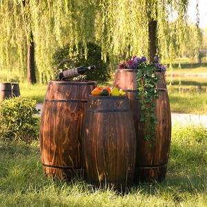 Baril en bois <span class=keywords><strong>de</strong></span> <span class=keywords><strong>chêne</strong></span> massif personnalisé, grand accessoire décoratif, vente en gros, unités - Product Image 2
