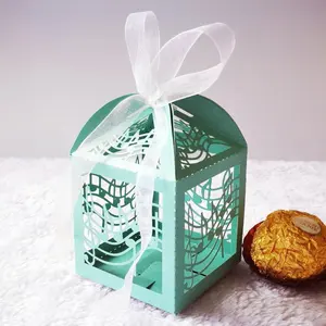 ดนตรีเลเซอร์ตัดกล่องของขวัญกระดาษลูกอมหวานโปรดปรานกล่องสำหรับบรรจุภัณฑ์ช็อคโกแลต
