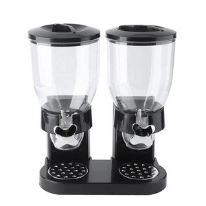 Top Quality Bulk Cereal Dispenser Airtight Kitchen Dry Food Storage Container Dual Control For Cereal