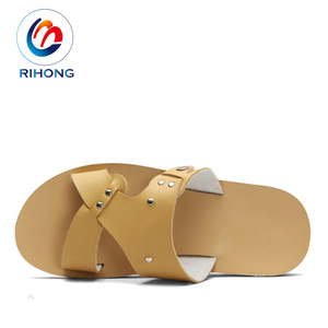 Günstige großhandel durable gefälschte lederband männer türkische pantoffel schuhe - Product Image 5