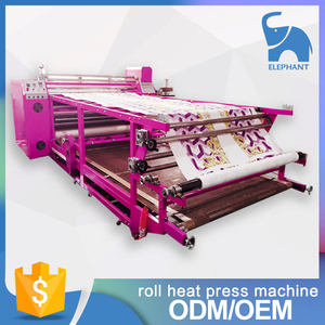Con Lăn Dầu Trống Sưởi Ấm Thăng Hoa Máy In Cuộn Để Cuộn Nhiệt Báo Chí In Chuyển Máy Cho Vải - Product Image 2