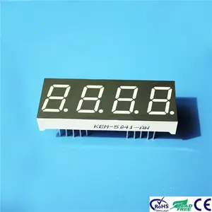 Digital Clock 7 Segment 0.5 Inch 7 Segment 4 Digit Led Clock Digital Display Red 7 Segment