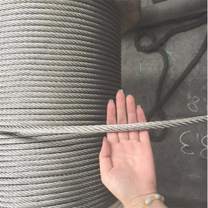 7X19ร้อน<span class=keywords><strong>ขาย</strong></span>เชือกลวดเหล็กสายเคเบิลสำหรับเครนผู้ผลิตเชือกลวดเหล็กชุบสังกะสีมาตรฐานของเยอรมนี - Product Image 6