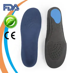 De longitud completa ortopédicos masaje de pies Plantilla de zapatos de plástico duro