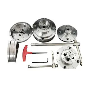 Outils de menuiserie 5.5 "Tour À Bois 4 Mâchoires Auto-centreur Ensemble