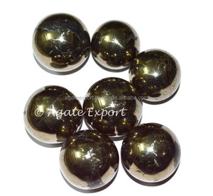 ทรงกลมไพไรต์โดยการส่งออกอาเกต - Product Image 1