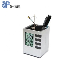 Emaf khuyến mại máy tính để bàn lịch nhựa văn phòng lịch chủ bút bàn kỹ thuật số Đồng hồ báo thức sinh viên bút đứng lịch đồng hồ - Product Image 6