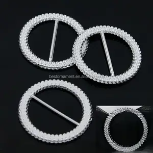 53mm Diamante Rhinestone Buckle Chair Sash Ribbon Slider