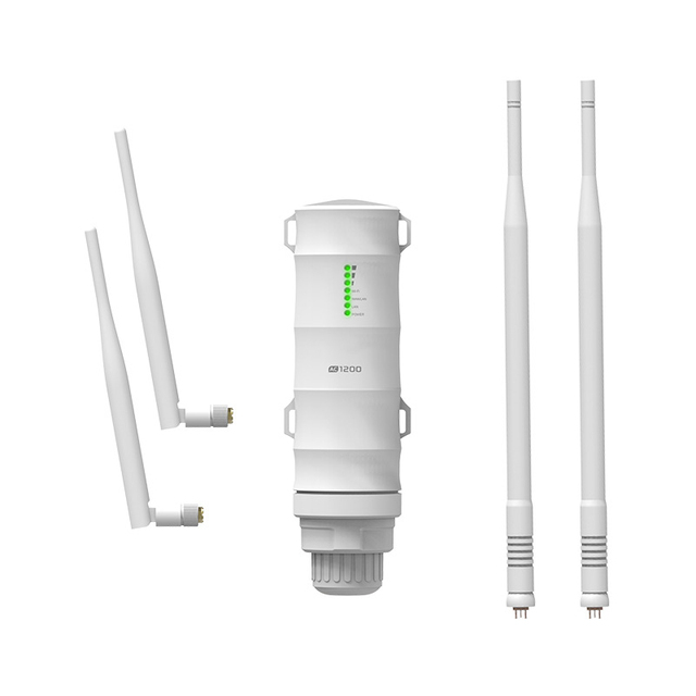 High Power Newest Version IP65 Waterproof 1200Mbps WLAN Wi-Fi Range Extender