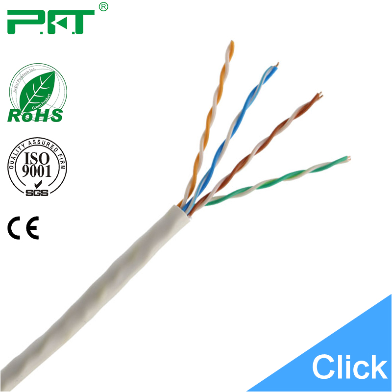 Fast Ethernet speeds 305m 4 pair utp cat5e network cables Stranded CAT5 cable