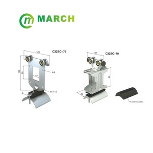 63 श्रृंखला सी-ट्रैक केबल स्लाइड ट्रॉलियों प्रणाली क्रेन ट्रॉली इलेक्ट्रिक क्रेन केबल ट्रॉली - Product Image 5