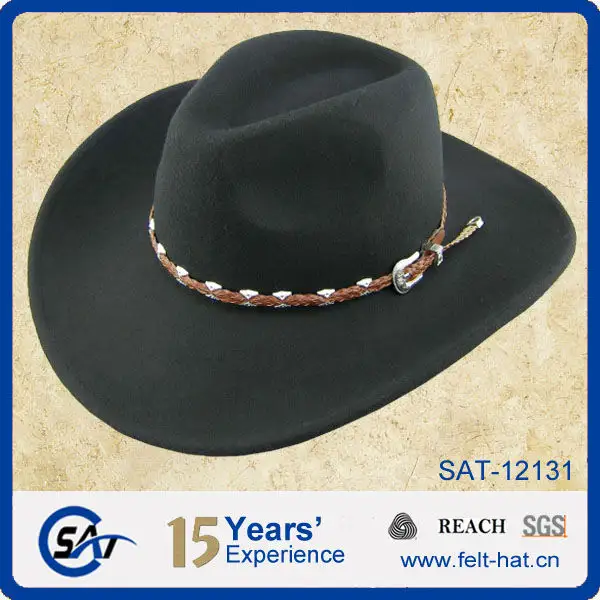 Usine en gros haute qualité stetson chapeaux de cowboy