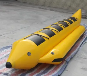 2015 جديد ألعاب بالماء-نفخ أكوا تصفح قارب الموز 0.9 مللي متر PVC W3015 - A