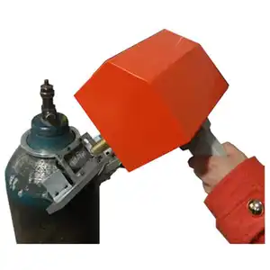 ZIXU lpg Cylinders Dot Peen pneumatic metal engraving and marking Machine for Round Surface