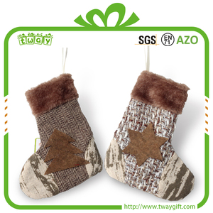 Alibaba Chine Fournisseur Nouveau Produit Distributeur Voulait 6 Pouce De Noël Ornement Chaussettes Intérieur En Vrac De Noël Bas Bas - Product Image 1