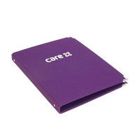 Reliure à 3 anneaux avec couverture en tissu personnalisée, impression