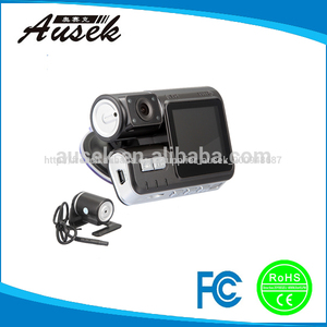 Twins caméra pour voiture dvr hd 720p camera+night vision de voiture boîte noire - Product Image 1