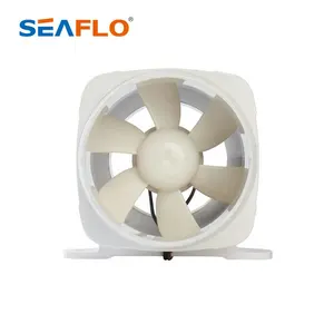 SEAFLO 3 4 inç altı bıçak yüksek hacimli hava akış dc 12v 24v inline su geçirmez egzoz banyo mutfak kanalı havalandırma fanı